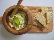Тирокафтери. Мой любимый рецепт пасты с оливками